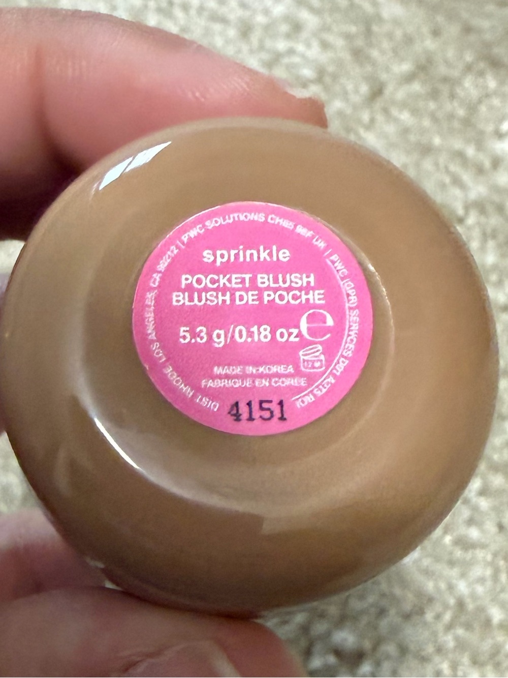 Rhode pocket blush - sprinkle (NWOT no box) - Picture 2 of 2